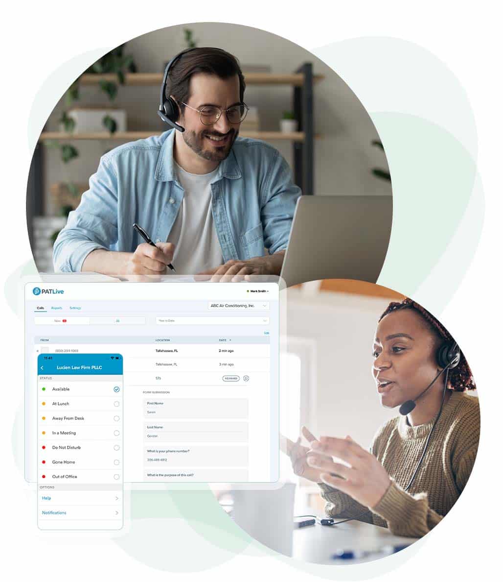 PATLive's front desk receptionists undergo extensive training to ensure a seamless and professional experience for your customers.