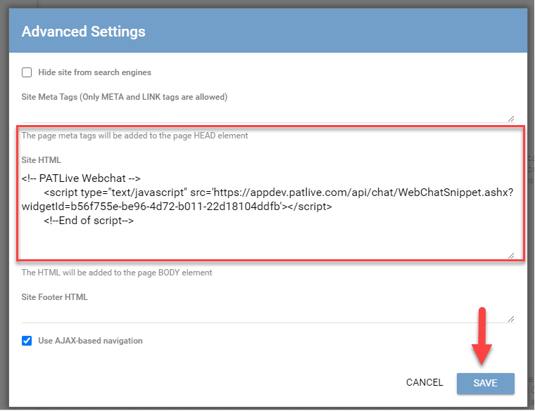 Setting up Web Chats with HostGator